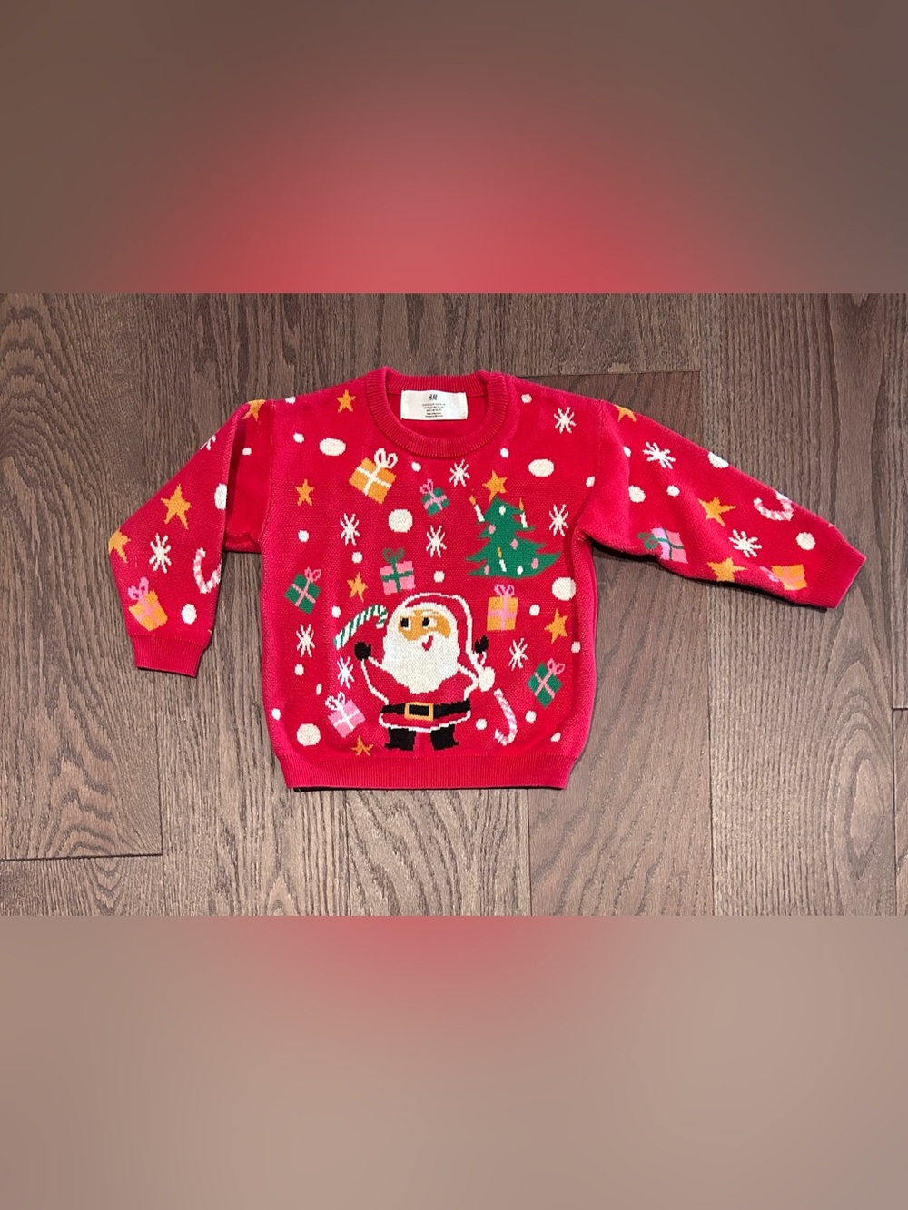 H&M Size 2T Girl's Christmas Sweater